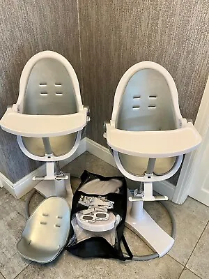 £220 • Buy Bloom Fresco High Chair (Silver/ White) - Immaculate Overall Condition