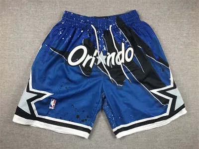 New Orlando Magic Men Blue Swing Basketball Pocket Shorts • $35.99