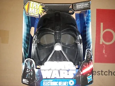 Star Wars. Darth Vader Hasbro Electronic Helmet. NEW. Toy. New In Box.  • $35