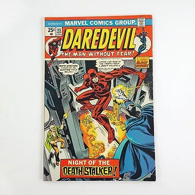 Daredevil #115 VF+ Wolverine In Hulk 181 Ad (1974 Marvel Comics) • $54.99