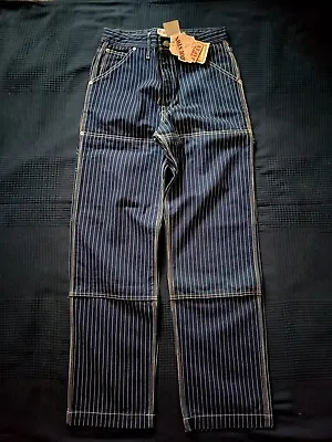 NEW Wabash Japan Denim Painter Jeans Union Made Pants W30 Ins. 32 Navy Selvedge • $55