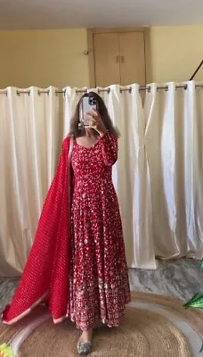 Salwar Kameez Pakistani Indian Suit New Wedding Gown Party Wear Dress Bollywood • $96.80