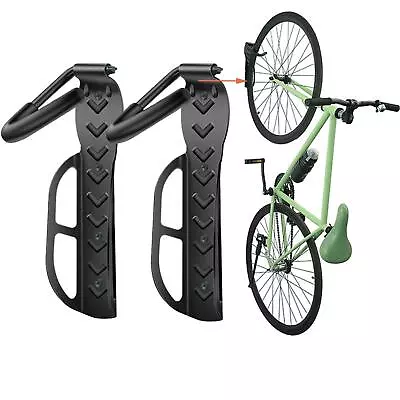 Bike Rack Garage Wall Mount Bicycles 2-Pack Storage System Vertical Bike Hook... • $29.60