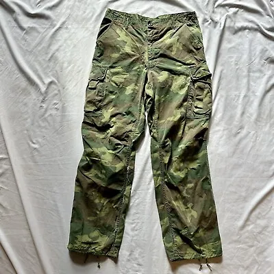 Vietnam War 1st Pattern Poplin ERDL Camo Pants Non-Ripstop Early 1967 Dated • $425