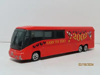 2002 Matchbox MCI Coach Walt Disney World Ears To You Red Diecast Theme Park Bus • $15