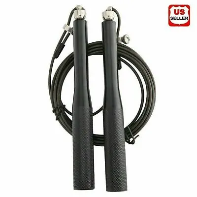 Cpokoh Aluminum High Speed Steel Cable Jump Rope For Fast Endurance Crossfit Box • $7.98