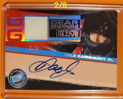 RARE Dale Earnhardt Jr 2006 Press Pass Stealth Gear Grippers Patch Autograph /8 • $350