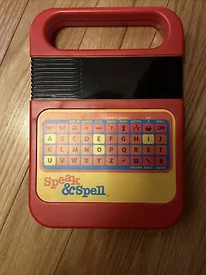 Speak & Spell Kahootz Electronic Learning Game Works Vintage - Tested WORKS • $19