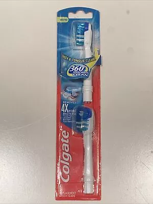 Colgate 360 Whole Mouth Clean Replacement Toothbrush Heads Pack Of 2 New Sealed • £4.50