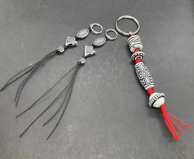 £3.99 • Buy Make Your Own Miniature Keyring Keychain Chinese Knotting Cord Worry Beads FK150