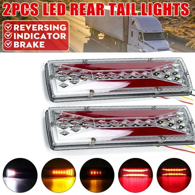 $12.59 • Buy 2x LED Trailer Lights Tail Lamp Stop Brake Dynamic Indicator 12V Taillight Lamp