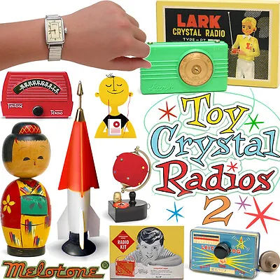 Vintage Crystal Radios Full Color Book TOY CRYSTAL RADIOS Vol. 2 Amazing Designs • $32