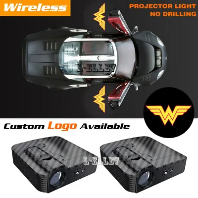 $18.94 • Buy Wireless Car Door Projector Laser Wonder Woman Ghost Shadow Puddle Welcome Light