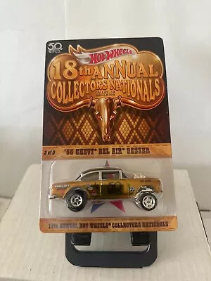 Hot Wheels 18th Annual Collectors Nationals '55 Chevy Bel Air Gasser V17 • $299.99