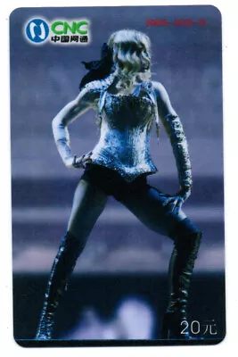 £1.75 • Buy China: Phone Card - Madonna Louise - Sexy Girl - US Singer/206