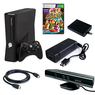 Authentic Xbox 360 Console S + Pick Kinect 4GB 250GB 500GB & More + US Seller • $159.99