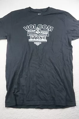 Volcom Men Medium Black Short Sleeve T-Shirt H406 • $16