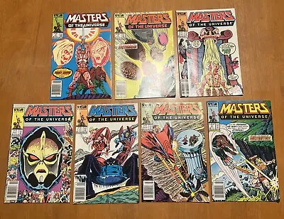 Masters Of The Universe Comic Lot #s 1 2 3 4 5 6 8 Newsstand Edition Marvel Star • $114.99