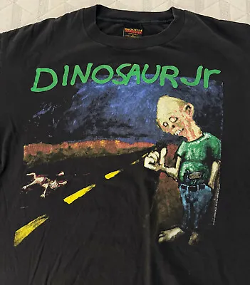 Vintage 1990s Dinosaur Jr Band  T-Shirt Size XL - Where You Been - Rare • $798