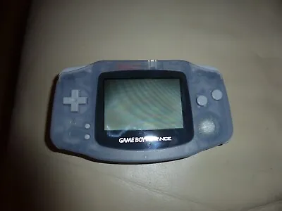 Nintendo Game Boy Advance Original AGB-001 Glacier Clear+ Accesorries + Bag • £50