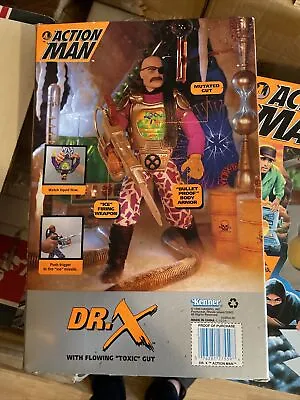 DR X Action Man TOXIC GUT MIB SEALED 12  Action Figure 1996 GI Joe Kenner • $68.39