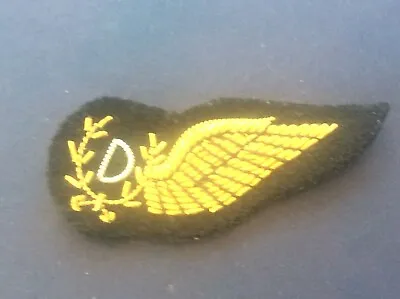 £9.99 • Buy Made Up WW2 Embroidered British Flying Badge RAF WING Patch Brevet D Insignia  