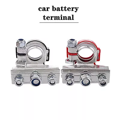 1Pair 12V 24V Automotive Car Top Post Battery Terminal Wire Cable Clamp Terminal • $11.50