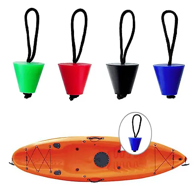 1/2/4/6Pcs Silicone Kayak Scupper Plugs Boat Fish Wells Ice Chests Yacht Parts • $7.53