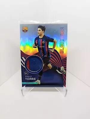 2022-23 Topps Barcelona Team Set PABLO TORRE Rookie RC Matchworn Relic Patch • $29.99