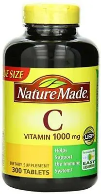 Nature Made Vitamin C 1000mg 300 Tablets Exp. 05/2025+ • $20.99