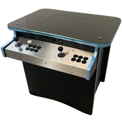 £999 • Buy Arcade Machine Cocktail Table | 3000 Retro Games | Pandora Box DX | Chrome
