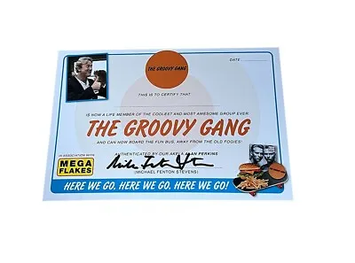 £9.99 • Buy Only Fools And Horses Groovy Gang Membership Card Signed Michael Fenton Stevens