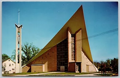 Menomonie Wisconsin~Googie Architecture~St Joseph's Roman Catholic Church 1960s • $8