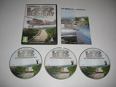 VFR PHOTO SCENERY Volume 2 SOUTH WEST ENGLAND Pc / MAC B Add-On X Plane 9 10 11 • £14.99