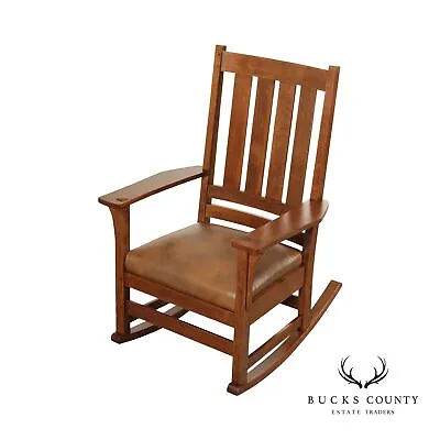 Stickley Mission Collection Oak Chapel Street Rocker • $1695