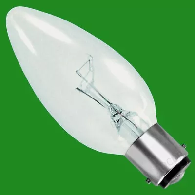 £5.99 • Buy 2x 25W Clear Candle Dimmable Filament Light Bulb B15 SBC Small Bayonet Cap