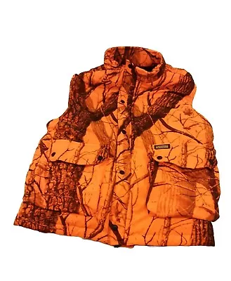 $18.99 • Buy Remington Reversible Orange/Black Realtree Hardwood Blaze Hunting Vest Size Med.