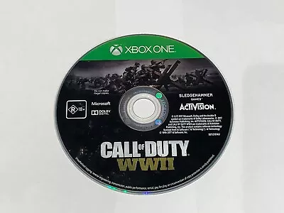 Call Of Duty Wwii (xbox One Game R 18+) Disc Only ! • $24.95