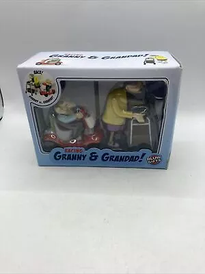 Racing Granny And Grandad Gift Wind Up Zimmer And Pull Back Mobility Box Damage • £7