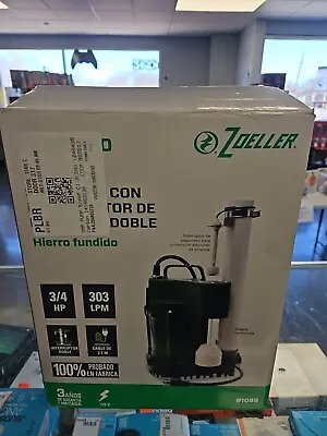  Zoeller 1099 3/4HP 80GPM Cast Iron Dual Switch Submersible Sump Pump NEW • $174.99