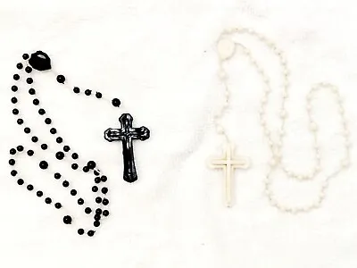 Vintage Catholic Rosary Beads Italy • $13.95