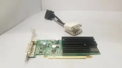 Dell NIVIDIA GeForce 9300 256MB PCIe Video Card 0K192G WITH DVI CABLES • $14.99