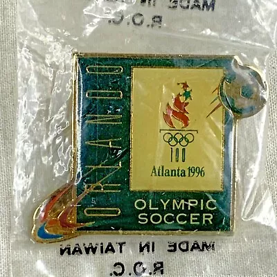 Olympics Pin 1996 Atlanta Soccer Orlando Venue Vintage Sports  • $12.99