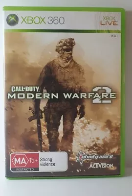 Call Of Duty: Modern Warfare 2 (Microsoft Xbox 360 2009) Free Postage • $12.99