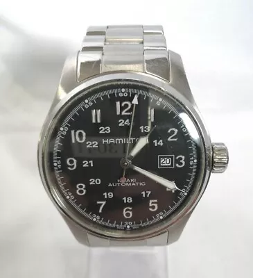 [Near MINT W/Box] HAMILTON Khaki Automatic H706250 Men's Watch Field • £265.08