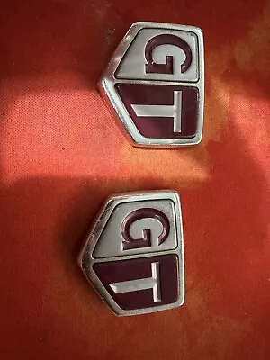 Nissan Skyline GT-R R32 Side Fender GT Emblem Badge Left Right Pair OEM Genuine • $60