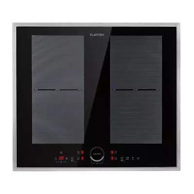 Induction Hob 60 Cm 4 Ring Electric Induction Range Cooker Glass Ceramic Black • £391.66