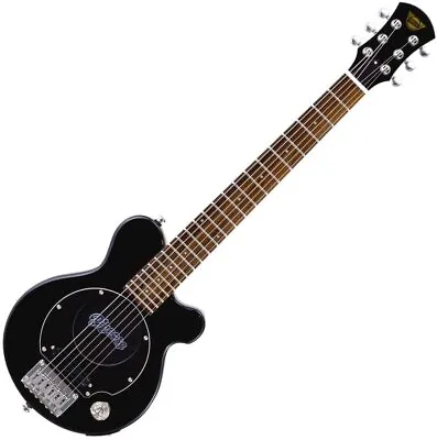 Pignose PGG-200 BK Mini Electric Guitar Black Built-in Amplifier 22 Frets W/Case • $252.99