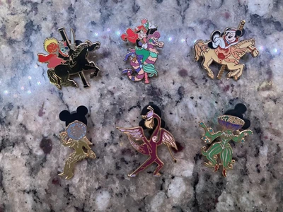 $23.69 • Buy Disney Pin Lot DLR 45th Parade Of Stars Fantasia LE 5000 Carousel Mystery LE1600