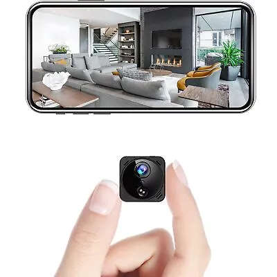 Mini Spy Camera Hidden WiFi 4K Wireless Indoor Small Nanny IP Cam Home Securi... • $77.86